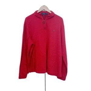 Ralph Lauren Polo Estate Rib Quarter Zip Long Sleeve Pullover Shirt Size XL